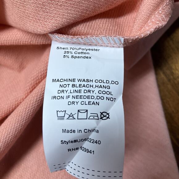Weekend Suzanne Betro 3/4 Sleeve Colorblock Hi Lo Tunic Shirt Size M Pink - Picture 9 of 9